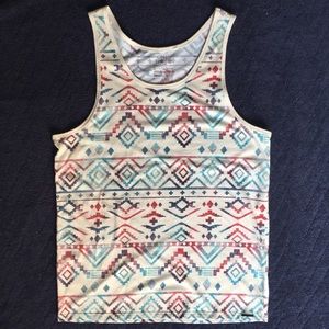 Aztec Print Tank Top